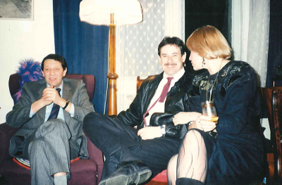 С друзьями Людмилой Максаковой и Павлом Чухраем